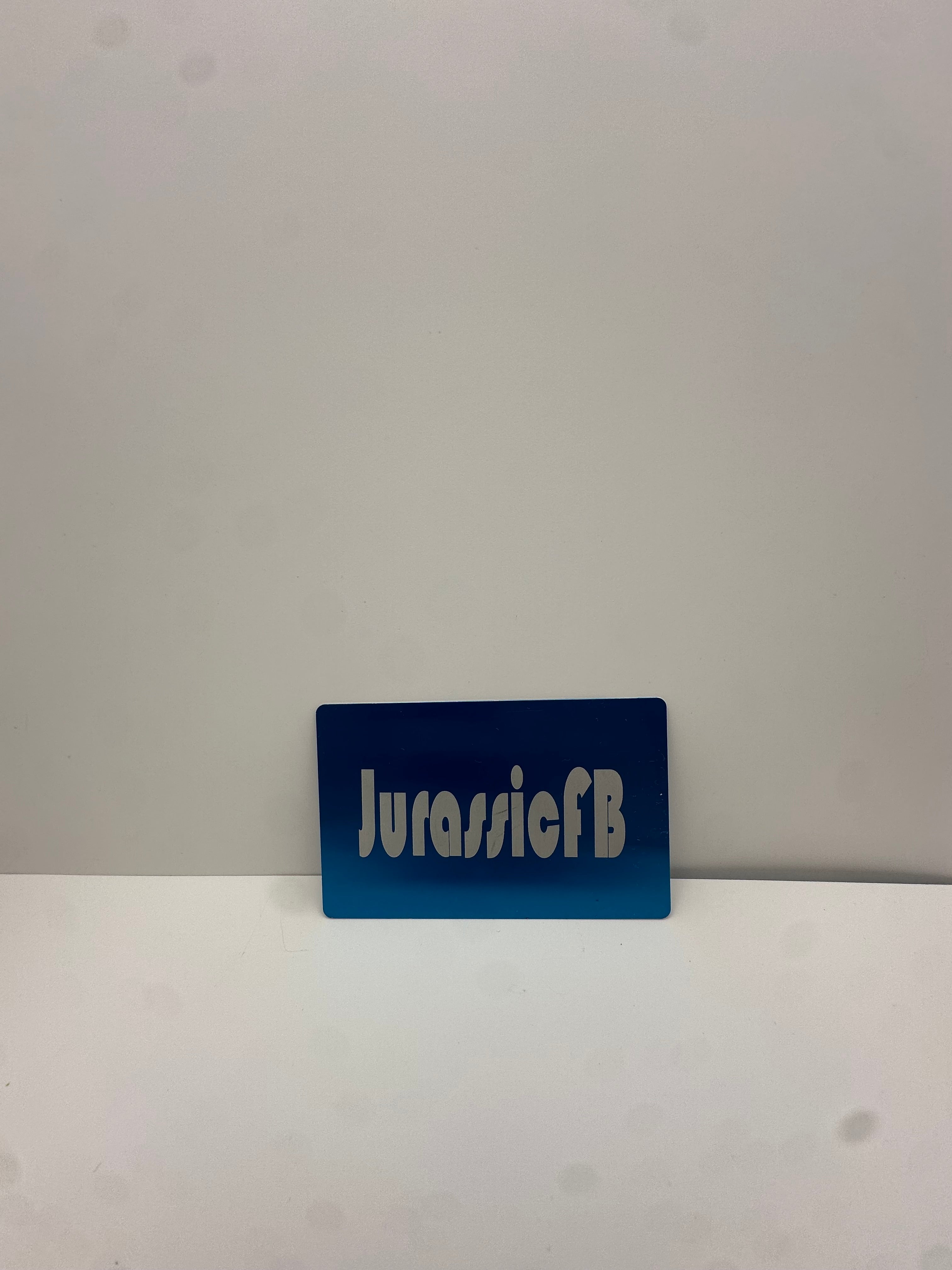 JurassicFB metal card